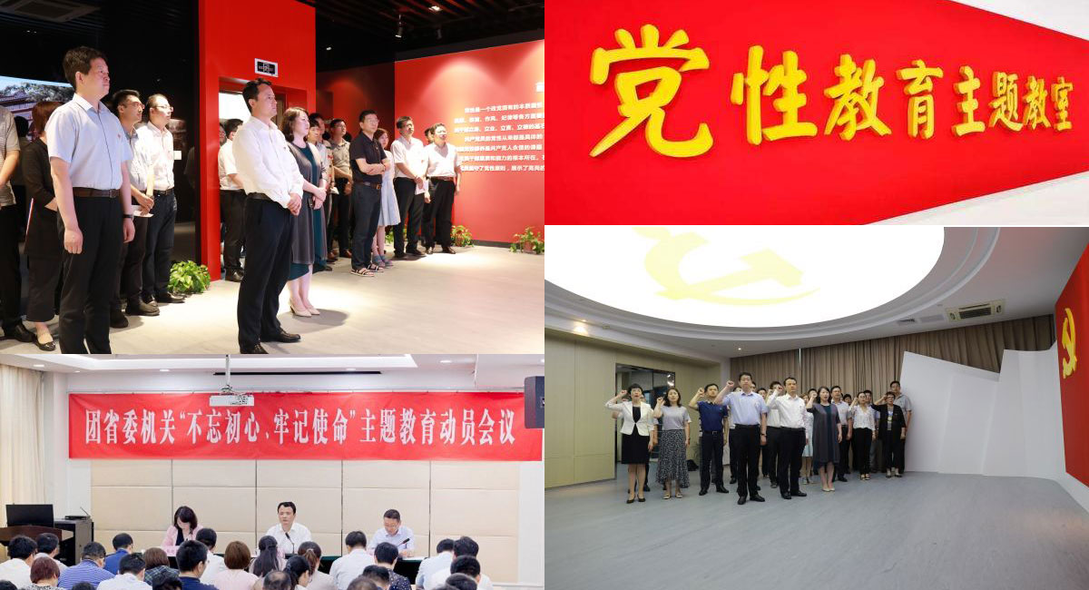 团省委开展“不忘初心、牢记使命”主题教育集体学习